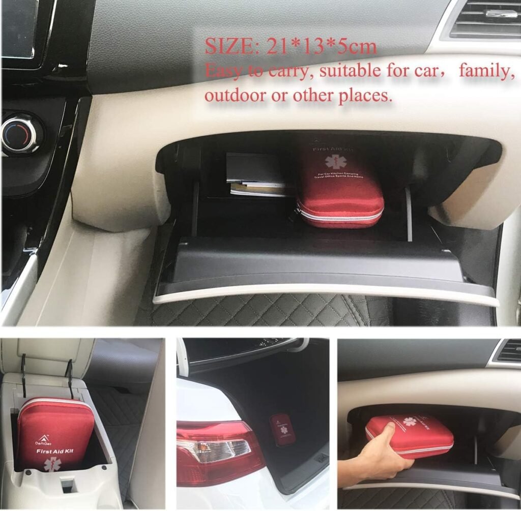 deftget Kit de primeiros socorros de 163 peças Sistema IFAK Molle à prova d'água Lesões essenciais portáteis Equipamento de emergência médica Kits de sobrevivência para carro Cozinha Acampamento Viagem Escritório Esportes Casa